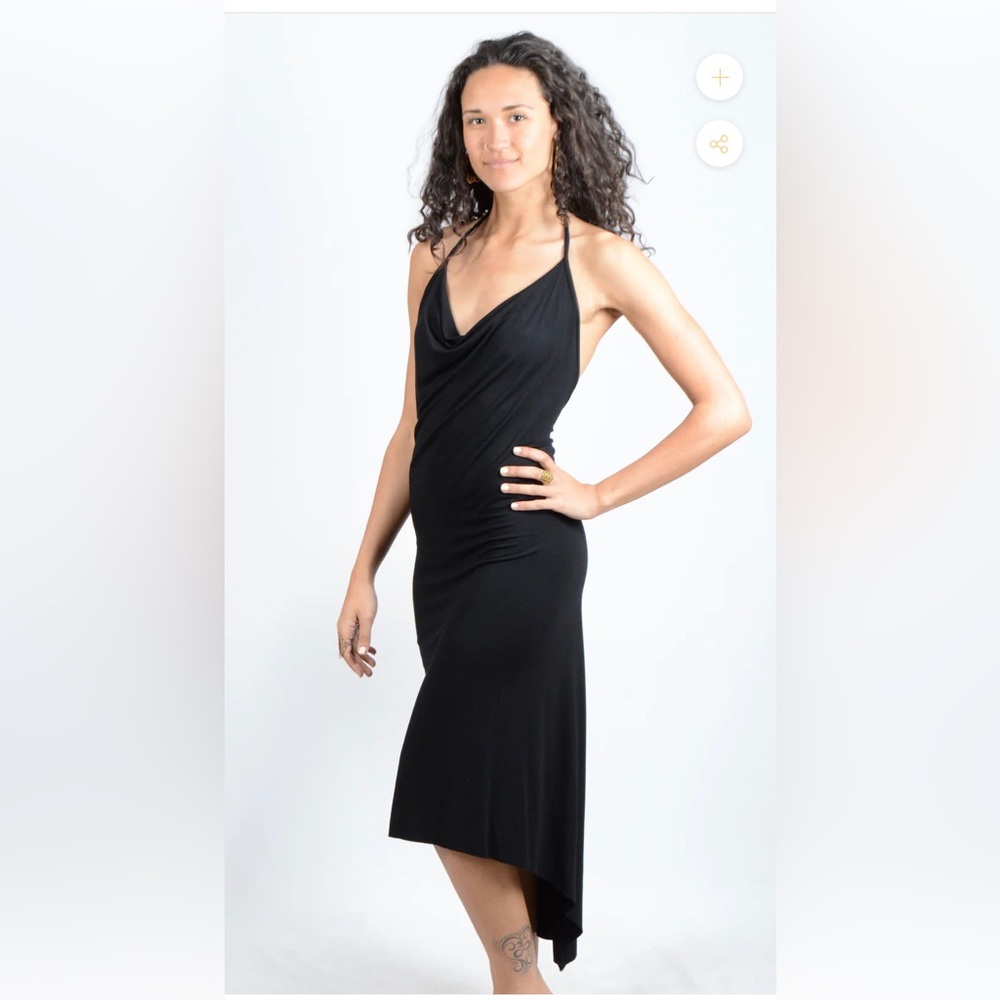 Umbalove Diva Dress Black Festival Hippie Dress OS